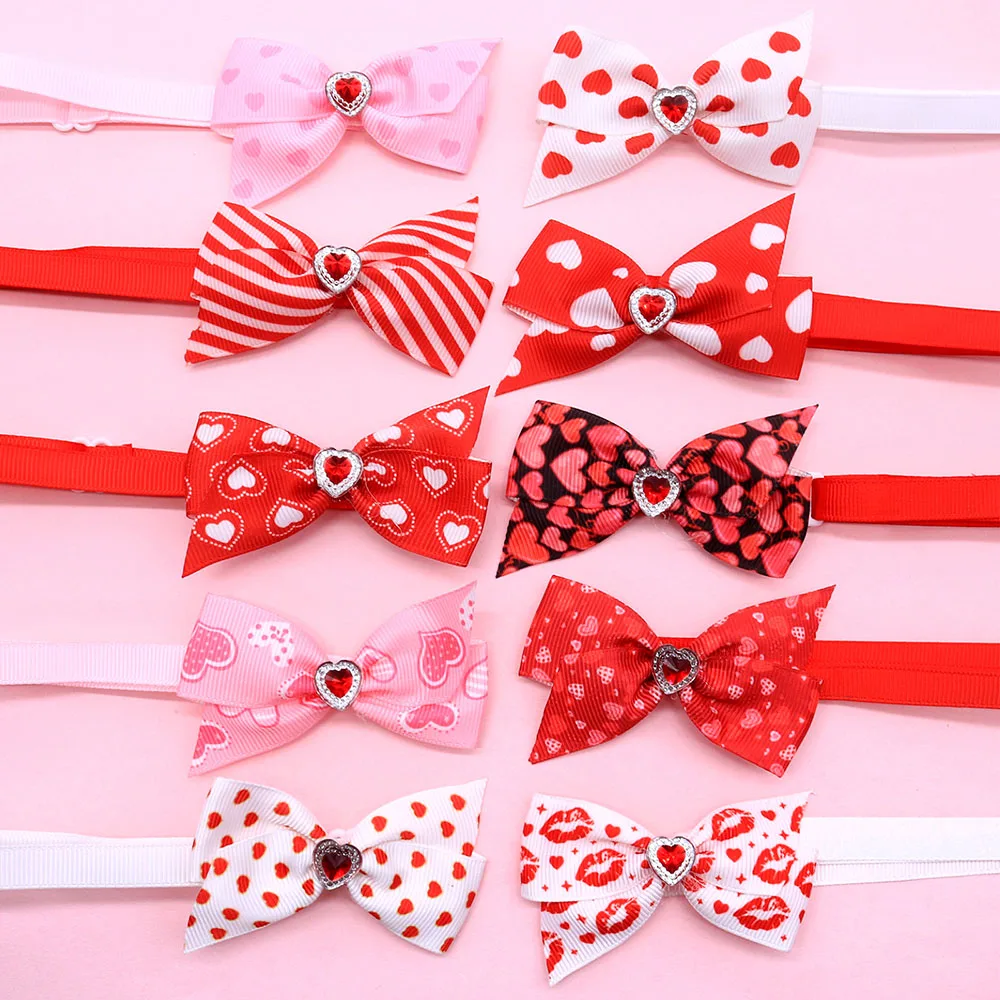 Pajarita de diamante para perro – Collar ajustable para mascotas - imagen 4