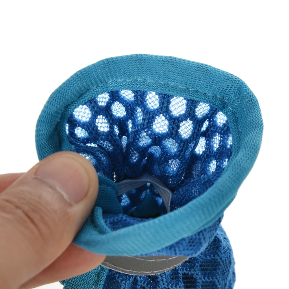 Zapatos de verano para perros pequeños y medianos, botas reflectantes para senderismo al aire libre, zapatos transpirables para cachorros, suministros para Chihuahua Bulldog - imagen 4