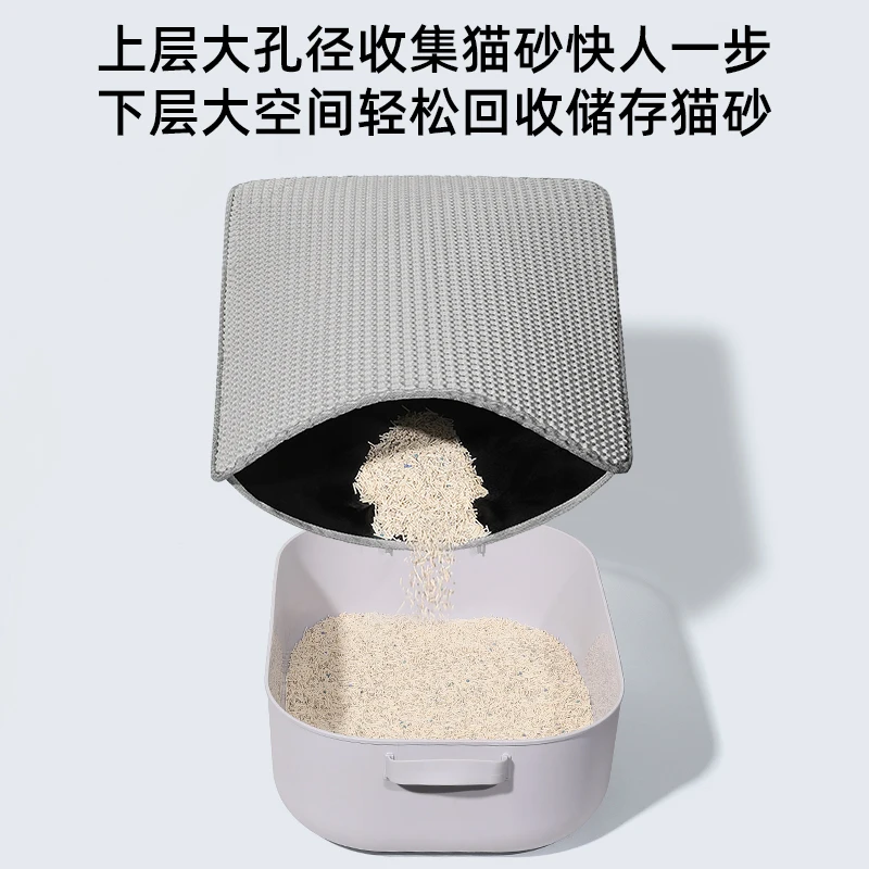 Estera caja arena - Colocación práctica