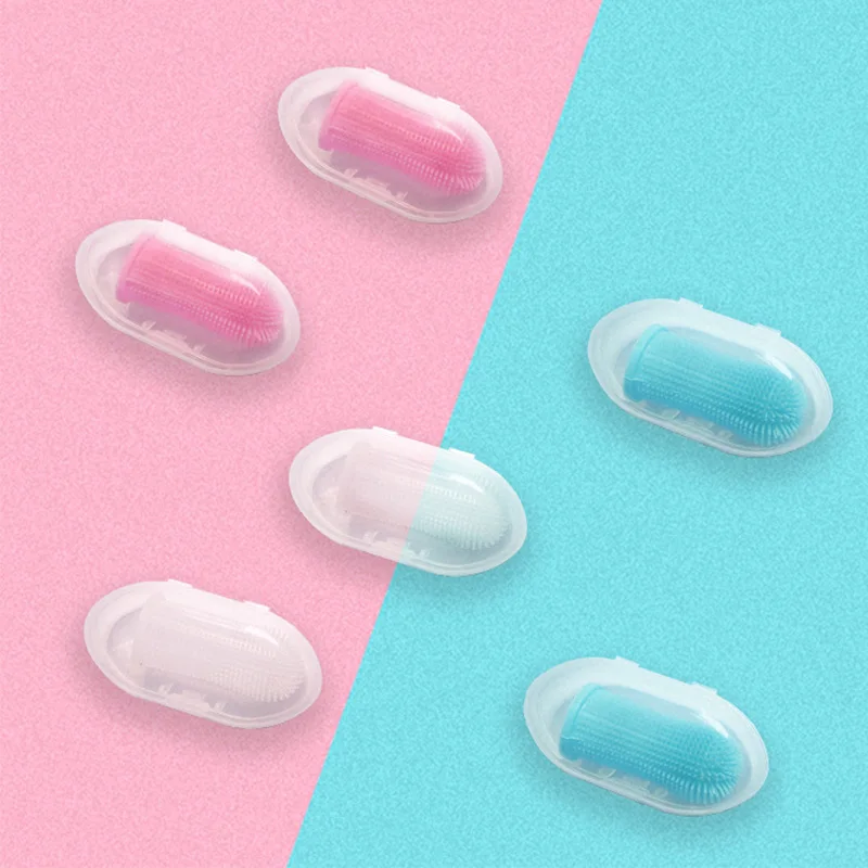 Soft Silicone Pet Dog Finger Toothbrush Pet Teeth Oral Cleaning Brush Pet Bad Breath Tartar Teeth Care Tool Dog Accessories - imagen 2