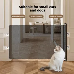 Barrera retráctil para puerta – Evita que tu gato escape