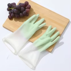 Guantes largos impermeables para bañar perros y gatos