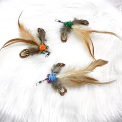 Cazador con plumas para gatos – Set de 3 unidades