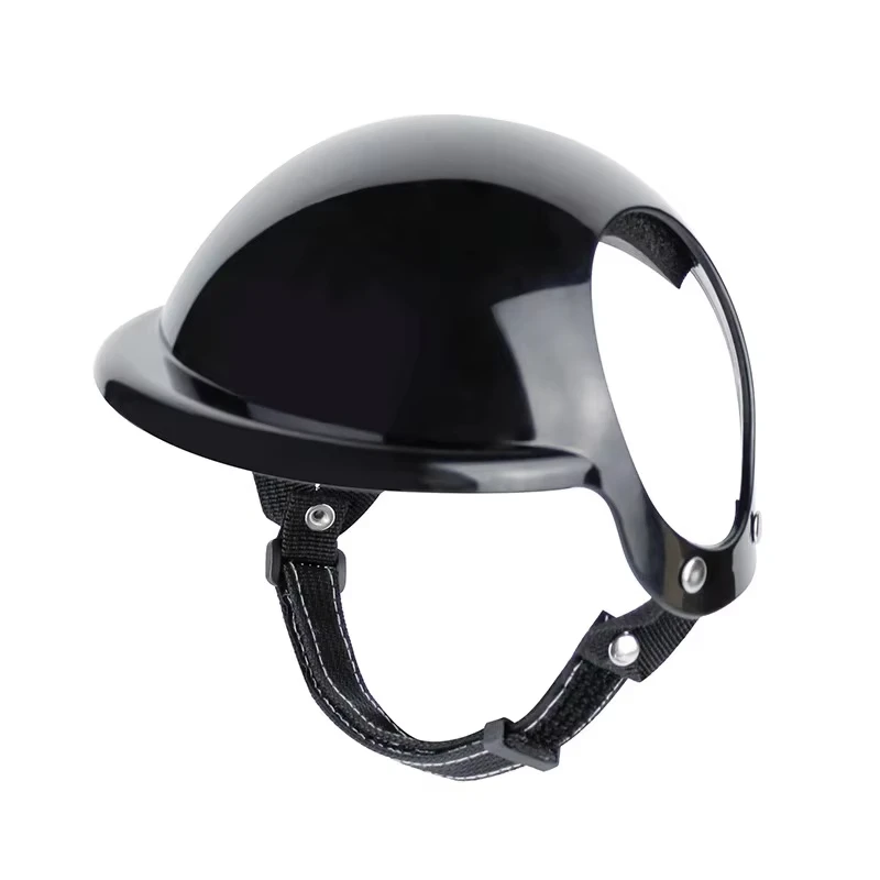 Casco elegante para mascotas S/M/L, casco para bicicleta y motocicleta con gafas de sol, casco para perros y gatos para viajar, protección para la cabeza, accesorios para mascotas - imagen 2