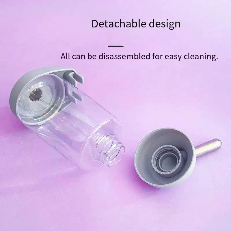 Bebedero para perros y gatos, dispensador de botellas de agua, alimentador colgante para perros, conejillos de indias, ardilla, conejo, fuente de tubo con cabezal para beber - imagen 2