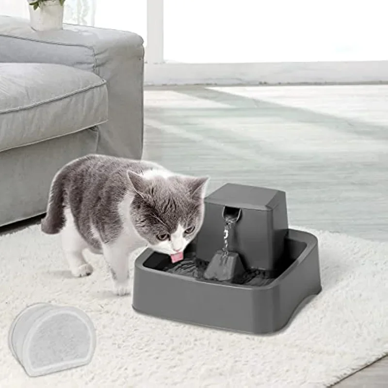 Reemplace filtros de carbón compatibles con Petsafe de 1/2 galón, 1 galón, 2 galones, playa, mariposa, Creekside, fuente de paisaje marino - imagen 4