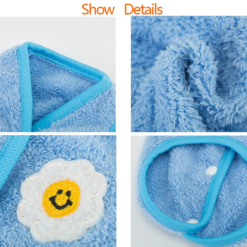 Ropa de lana suave para perros pequeños y medianos, chaleco cálido de invierno para cachorros y gatos, chaqueta para Chihuahua, chaleco Teddy Yorkie Shih Tzu - imagen 5