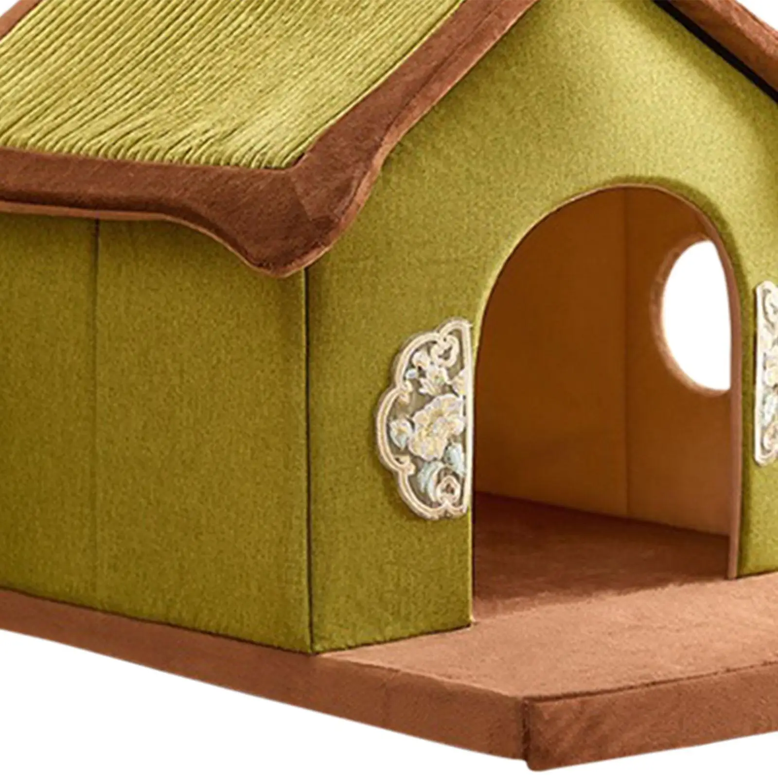 Cat Bed Removeable Kitten Shelter Cat Tent Hut Puppy Indoor Cats Washable Removable Kennel Comfortable Non Skid Bottom Dog Nest