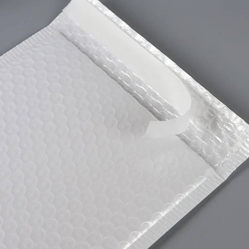 18x23/20x25cm 50 Uds blanco para empaquetar productos DeliveBubble Mailers bolsas de embalaje para empaquetar productos paquete de entrega sobre Mailer - imagen 5