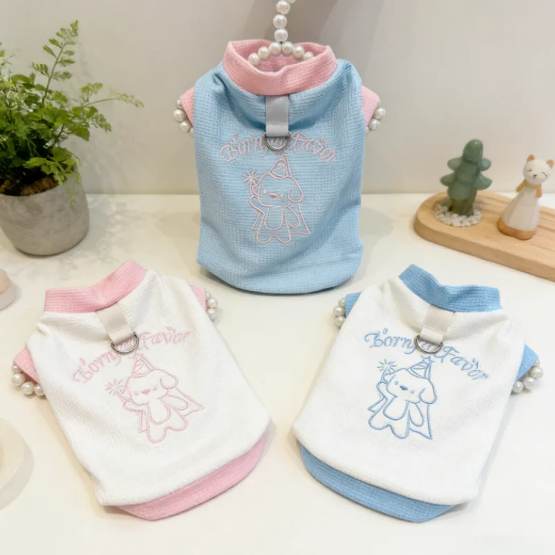 Chaleco para perro y gato con estampado de dibujos animados - imagen 2