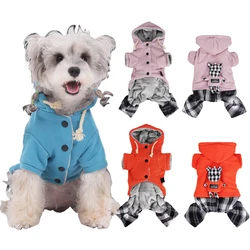 Ropa de invierno para perros pequeños: mono grueso y cálido