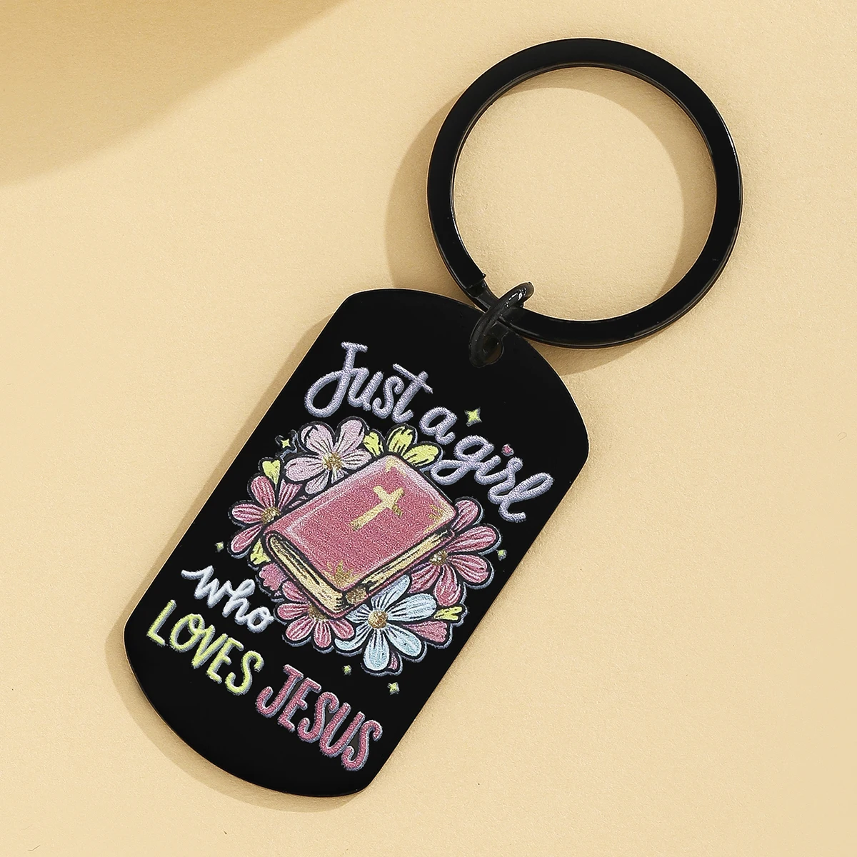 Regalo cristiano para mujeres, amigos, regalos de Jesús, llavero de cruz de la Biblia, regalo de Dios religioso para mujeres, niñas, hijas, regalos basados en la fe - imagen 4