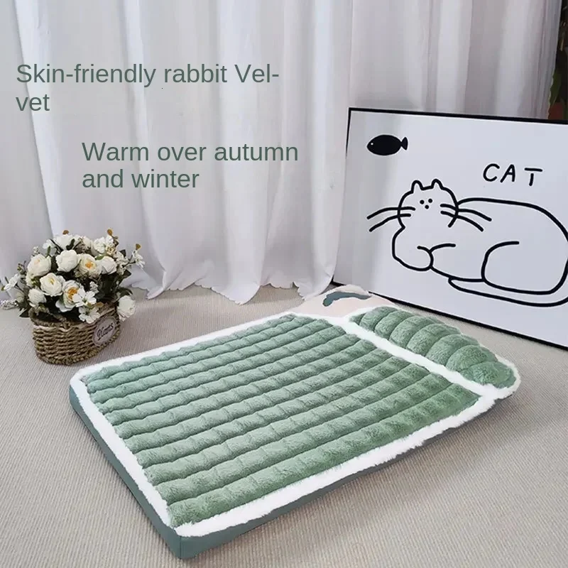 Cama para mascotas extraíble y lavable, adecuada para perros pequeños y gatos, colchón grueso, adecuada para pequeños, medianos y grandes. - imagen 3