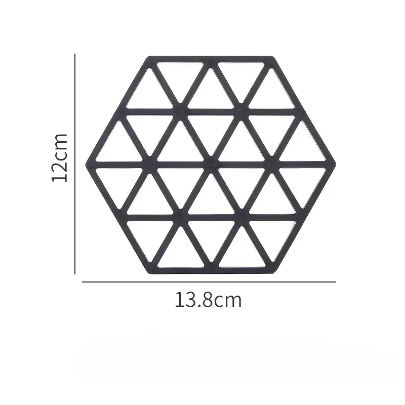 Mantel de mesa de silicona Vintage, posavasos para platos calientes, soportes multifuncionales para ollas, almohadillas resistentes al calor para Cocina - imagen 5