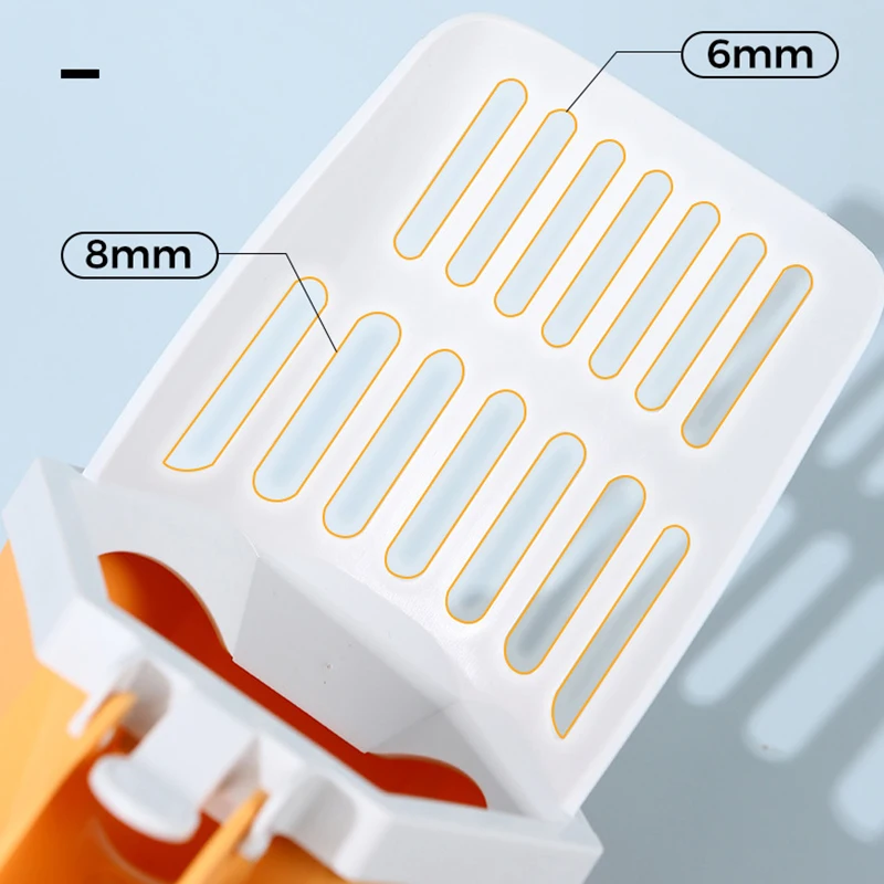 Kimpets-pala para arena de gato, caja de arena autolimpiable, cajas de arena para inodoro de gatito, pala para mascotas, herramienta de limpieza de arena para caca - imagen 5