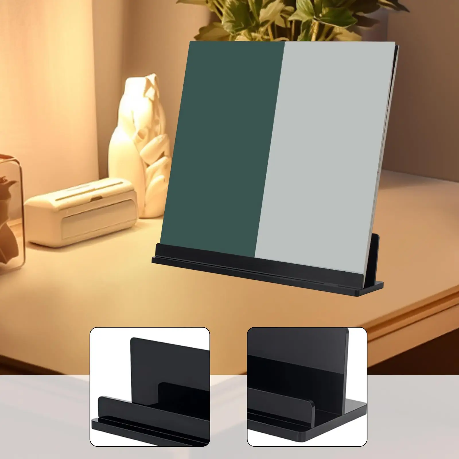 Soporte para discos de vinilo, moderno, organizador, soporte de exhibición para registros, soporte para LP para álbum de libros - imagen 2