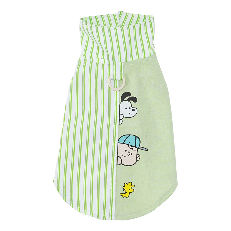 Mono primavera rayas cuello alto para perros pequeños y medianos - imagen 2