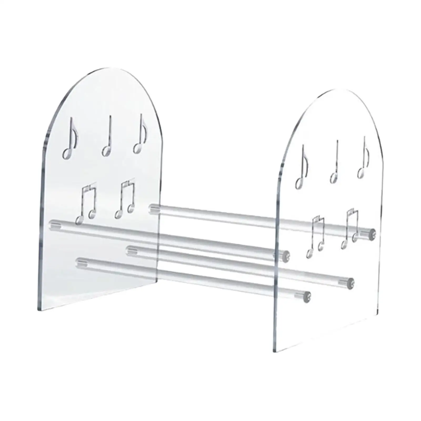 Record Storage Rack Acrylic Versatile Easy Assembly Modern Transparent Vinyl Record Holder LP Holder Organizer for Albums files