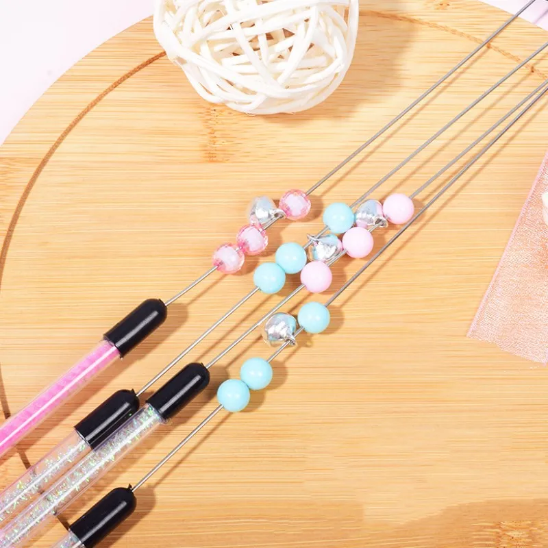 Juguetes interactivos para gatos, mariposa, mango largo, borla, rascador, productos para mascotas - imagen 5