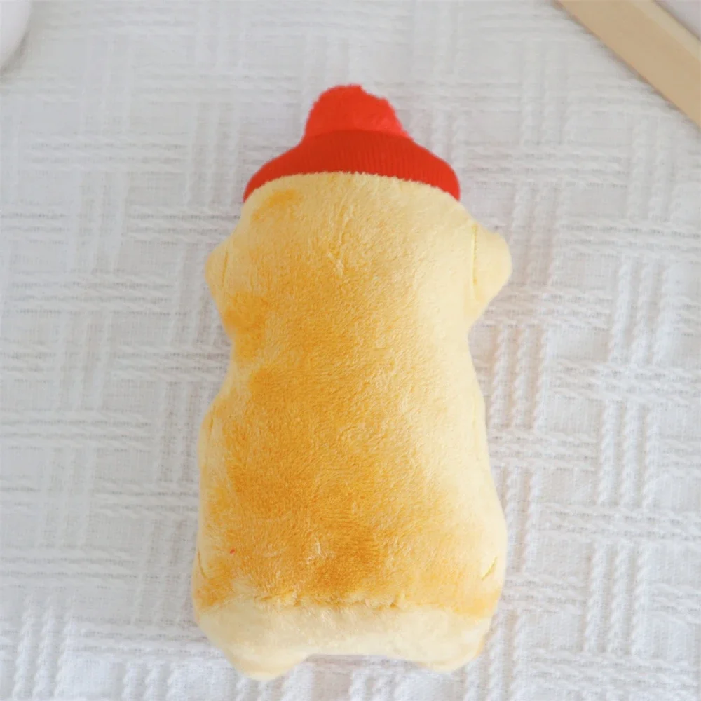 Juguete interactivo con forma de oso pequeño para mascotas, juguete con forma de lata de miel, simulación de papel chirriante, ideal para perros, novedad - imagen 3