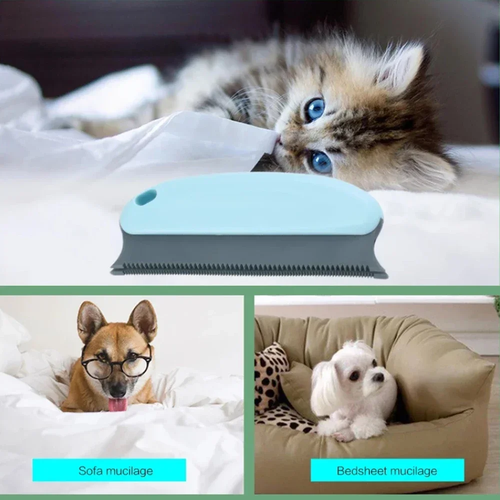 Cepillo portátil para quitar el pelo de mascotas, cepillo de limpieza para perros, detalle de pelo lavable para mascotas, muebles de coches, alfombras, ropa, camas para mascotas, sillas - imagen 3