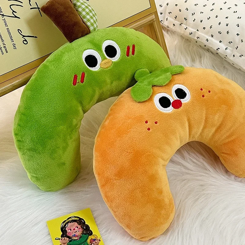 Almohada en forma de U para mascotas, juguete de protección para el cuello, sueño profundo, luna creciente, accesorios para perrera - imagen 2