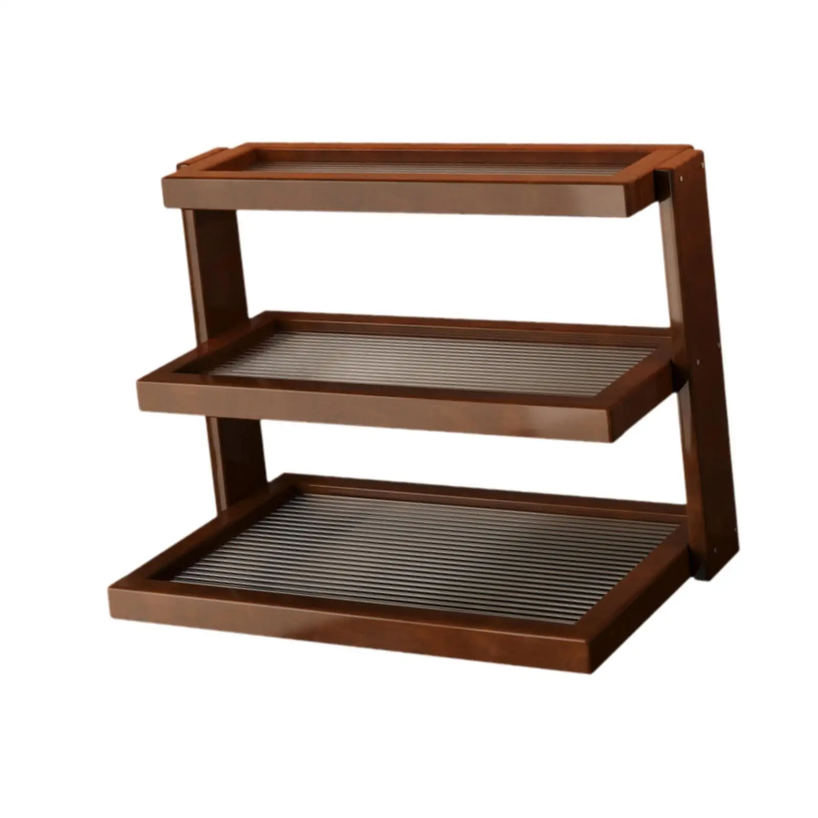 Estante organizador para tazas de café, soporte para tazas, soporte de exhibición Retro, estante de almacenamiento de condimentos para Perfumes, maquillaje, sala de té, dormitorio