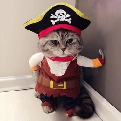 Disfraz pirata para perros y gatos – Sombrero con parche