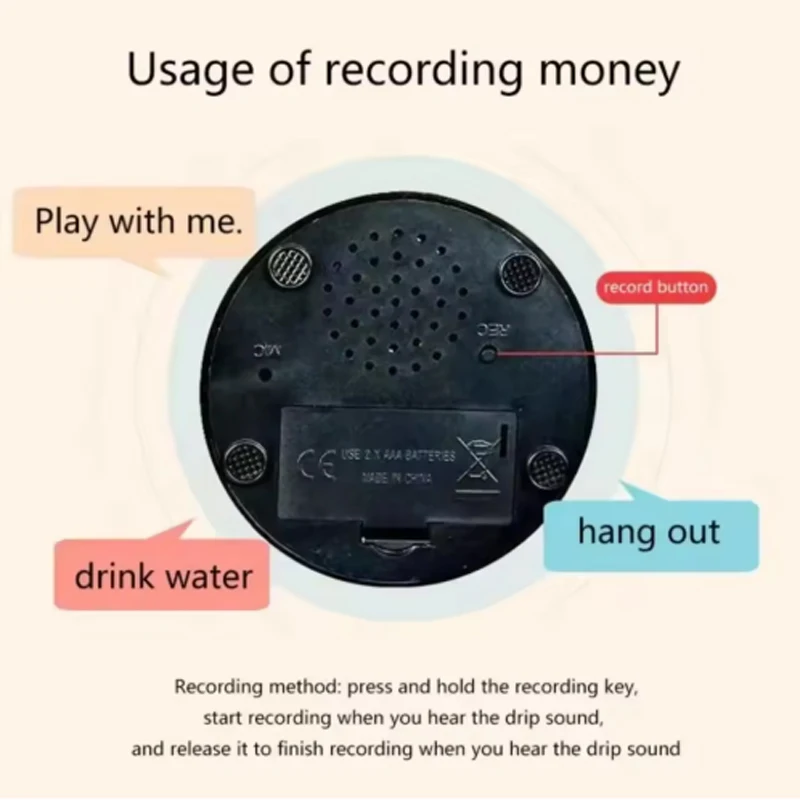 Juguetes para perros, divertidos juguetes grabables para mascotas, arrancadores para mascotas parlantes, botones parlantes, suministros portátiles para mascotas - imagen 5