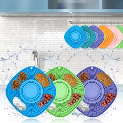 Cuenco de comida lenta para perros, cuenco anti-arrizo multifuncional, cojín de comida lenta, tazón de arroz, tazón de comida para gatos, tazón de comida para perros