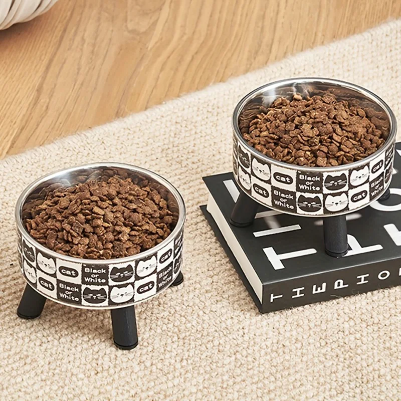 Cuenco elevado para perros de 350ml, alimentador para perros con punta elevada, Protector de cuello, cuenco para gatos, plato antivómitos, alimentador para gatitos, suministros para mascotas - imagen 2
