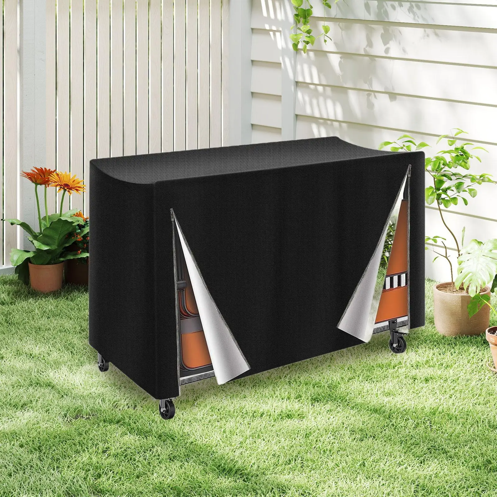 Folding Chair Rack Cover, Zipper with Drawstring, Sturdy, Folding Chair Storage Bag, Heavy Duty Waterproof Folding Chair Rack Cover, Zipper with Drawstring, Sturdy, Folding Chair Storage Bag, Heavy Duty Waterproof