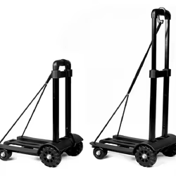 Carrito de compras doméstico 4 ruedas – Plegable y resistente