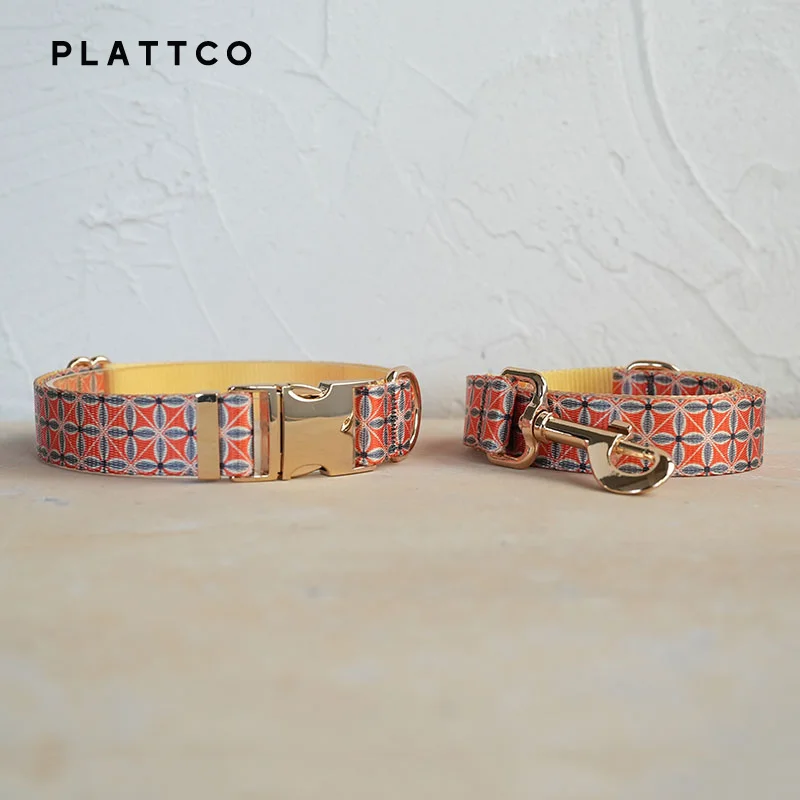 Dog Collar Leash Set