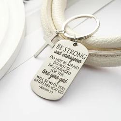 Llavero cruz religioso para dueños de gatos y perros – Regalo original