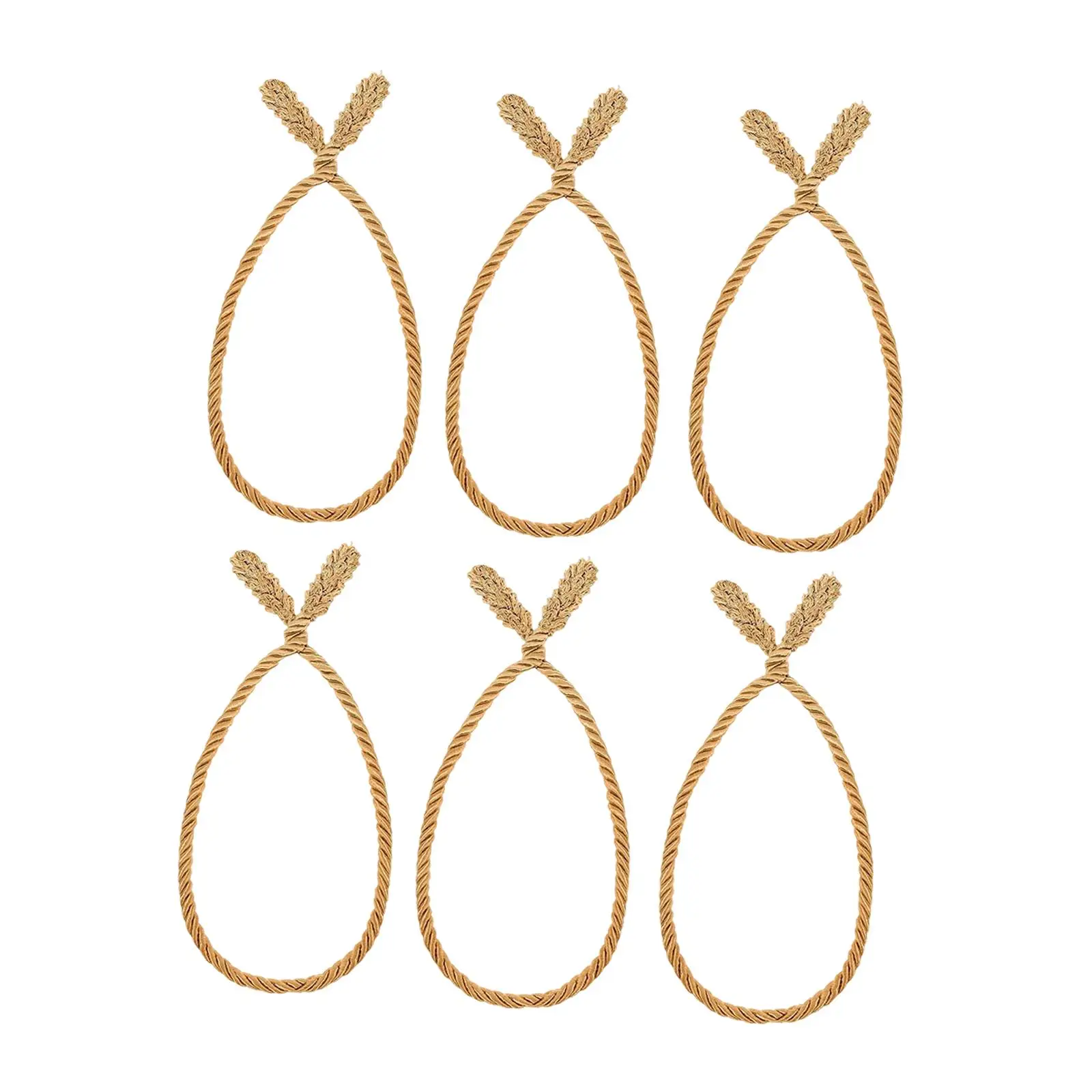 6 Pieces Garland Ties Ornaments Attachments Easy to Use Durability Christmas Garland Twist Ties for Wreaths Stairway Railing