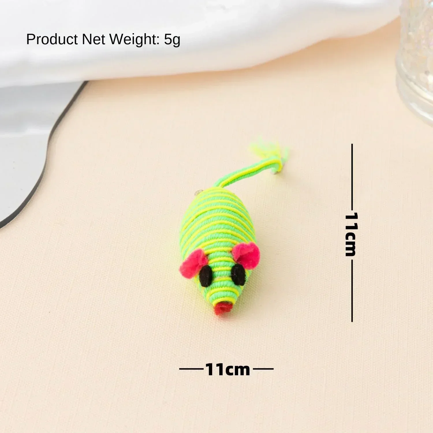 Divertidos juguetes para gatos, ratón de lana con plumas, ratón falso, juguetes para gatos, rompecabezas de gatito, mordedura de felpa, juguete divertido, productos para mascotas - imagen 5