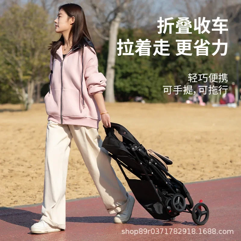 Cochecito para mascotas, ligero y plegable, cochecito para caminar para perros y gatos, carrito para mascotas, cochecito para perros para salir - imagen 4