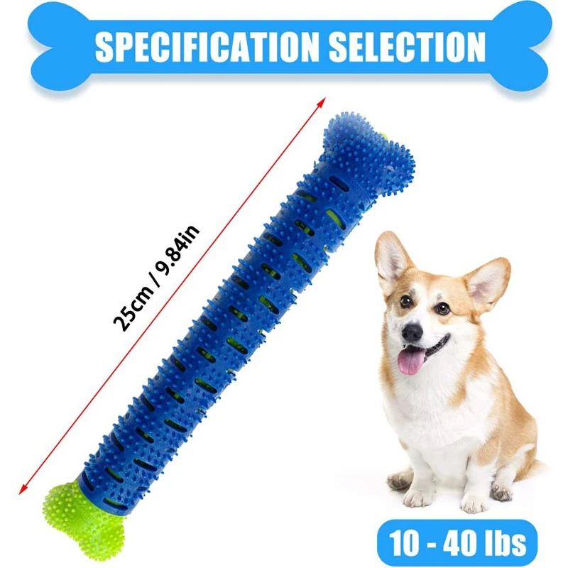 Juguete masticable para perros, cepillo de dientes, cepillo para cachorros, masajeador de limpieza, juguetes de limpieza de dientes para mascotas, cuidado dental multifuncional de silicona para perros - imagen 5