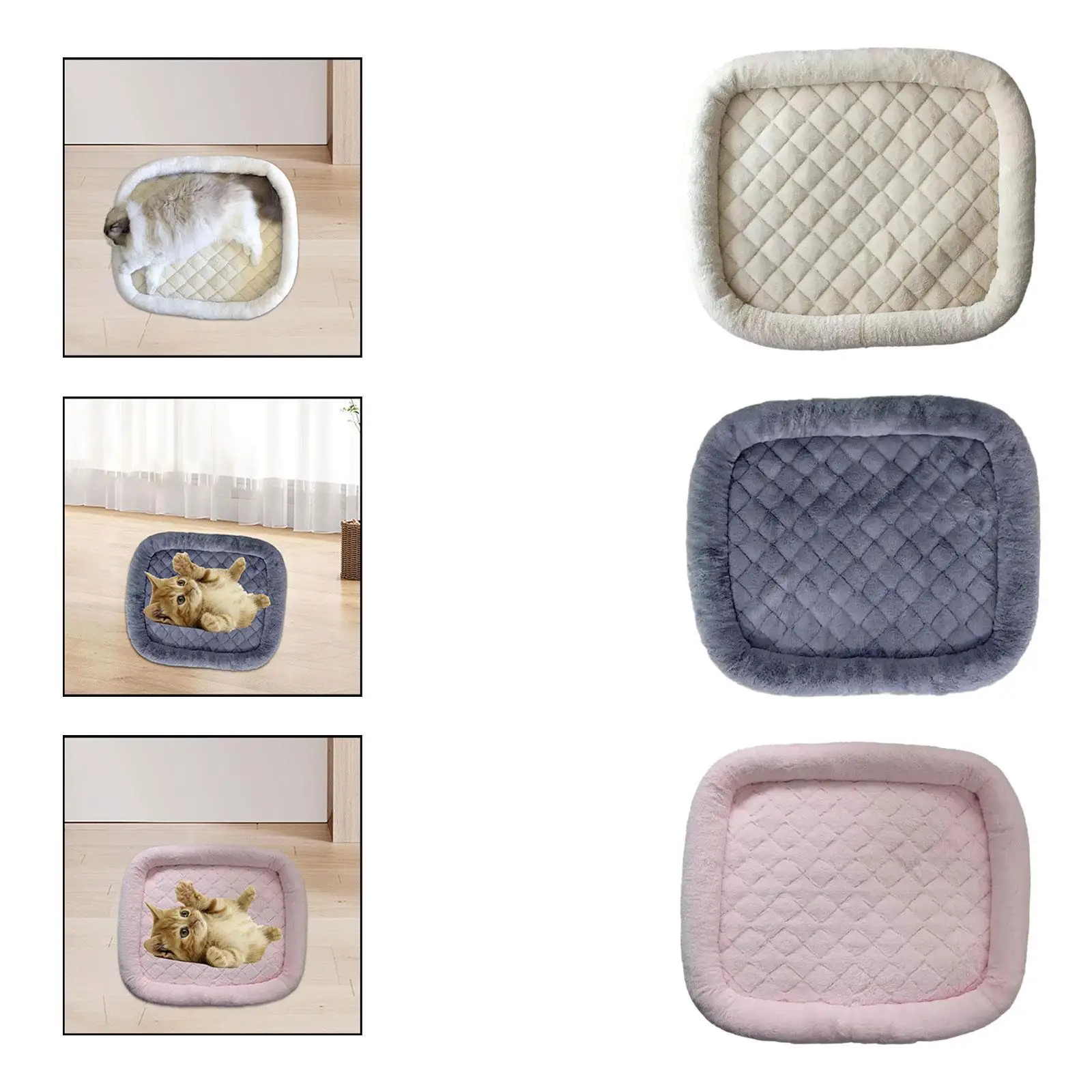 Self Warming Cat Bed for Indoor Cats Small Dogs Soft Non Slip 26 x 22 inch