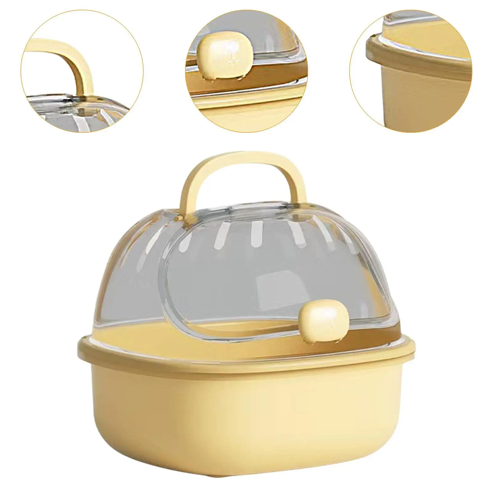 Hamster Carrier Cage Pet Outgoing Transparent Portable Hamster Accessories Hamster Carrier Cage Pet Outgoing Transparent Portable Hamster Accessories