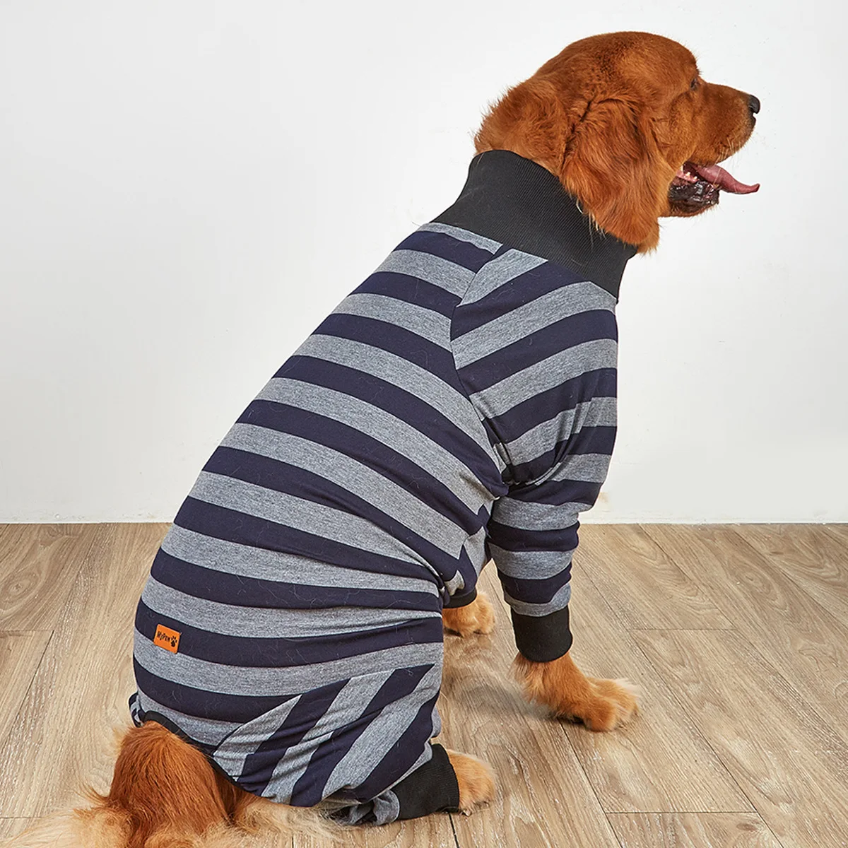 Traje de recuperación de cirugía para perros y mujeres, mono elástico de cobertura completa, pijamas para perros grandes, ropa de manga larga para evitar perder - imagen 2