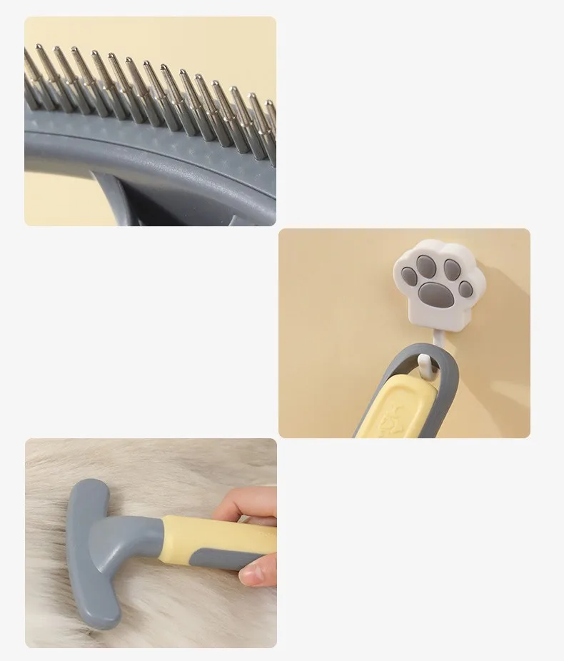 Cepillo desenredador para perros y gatos