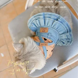 Falda con tirantes para perro pequeño – Vestidito de fiesta primavera