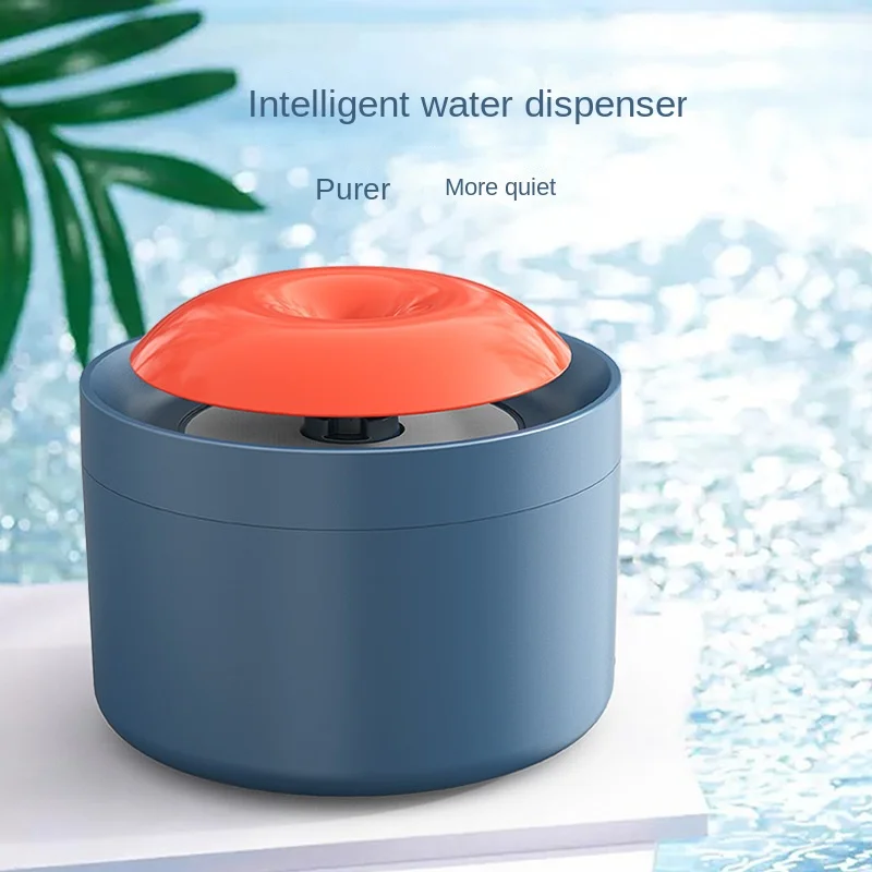 Dispensador automático de gran capacidad para gatos y perros, bebedero de agua para mascotas, bomba silenciosa para beber, fuente para gatos, 2L - imagen 2
