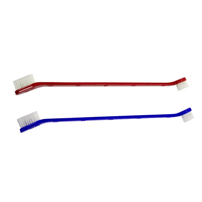Juego de cepillos de dientes para perros y gatos, Set de 2 piezas de doble cabezal, 2 piezas, para limpieza de dientes - imagen 4