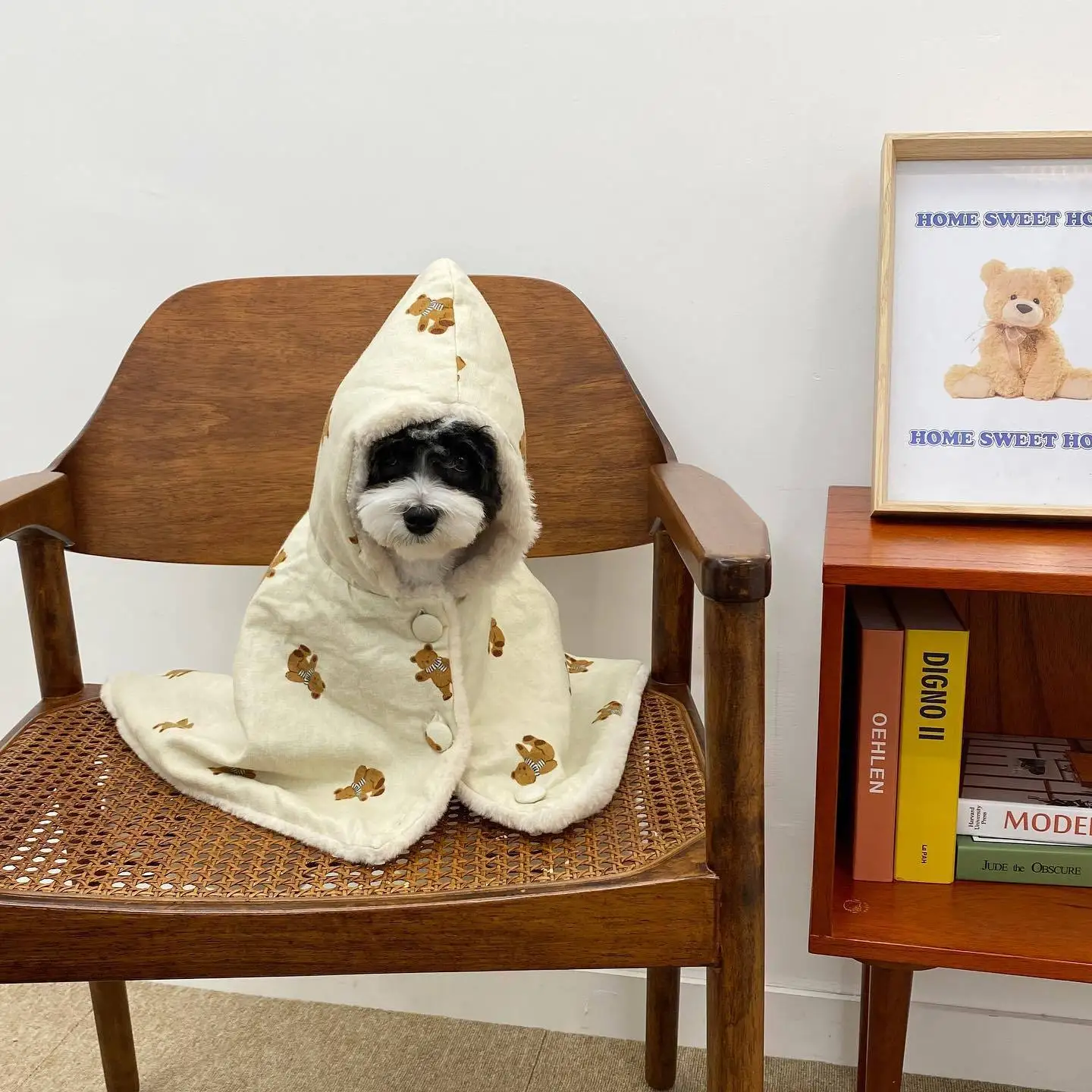 Manta de lana de oso cálida para mascotas, capa de perro, ropa de dormir, método Corgi, manta de felpa gruesa, regalo de camisón, Invierno - imagen 4