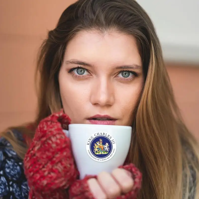 Pegatina de King Charles III, calcomanía de King Charles III, recuerdo de King, Reino Unido, Rey británico, nuevo, pegatina de parachoques para coches y barcos - imagen 3