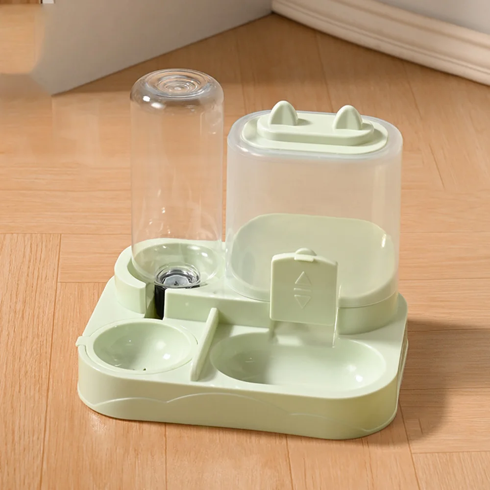 Cuenco automático para mascotas para gatos: comedero y dispensador de agua 2 en 1, cuenco antideslizante para gatos, adecuado para gatos y perros pequeños, - imagen 4
