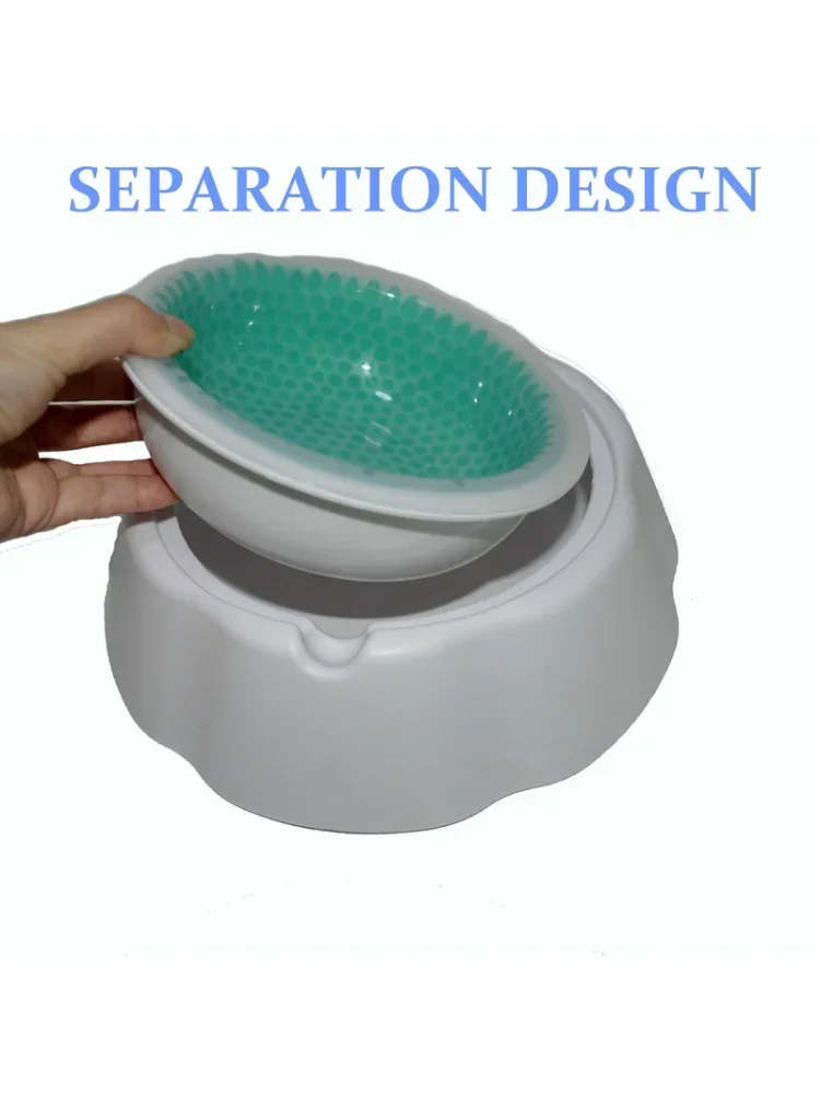 Cuenco de agua fría para mascotas de verano, el cuenco fresco puede mantener el agua de perros y gatos, fresco y fresco durante varias horas a 8 horas - imagen 5